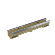 KE-100 Канал, H=80 mm, поц. ст., L=1000 mm, No. 080