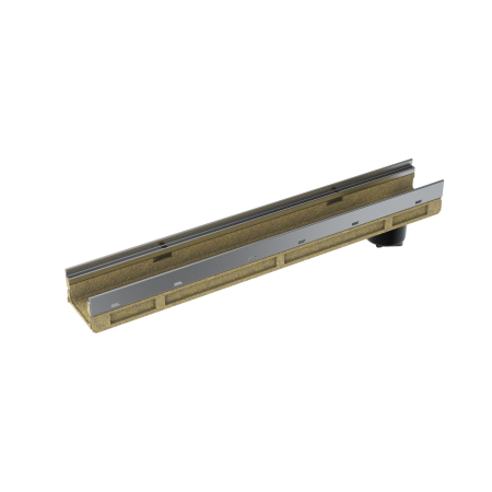 KE-100 Канал, H=100 mm, поц. ст., L=1000 mm, с щуц с клапа, No. 0100RV KE-100 Канал, H=100 mm, поц. ст., L=1000 mm, с щуц с клапа, No. 0100RV