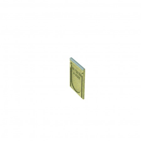 KE-150 капачка, H=320 mm, с ръб от поц. ст. за канали No. 0-0205