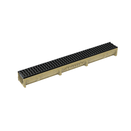 SELF ECO Канал, H=80 mm, L=1000 mm, решетка, B125, полиамидна, Oval Grip с напречни отвори