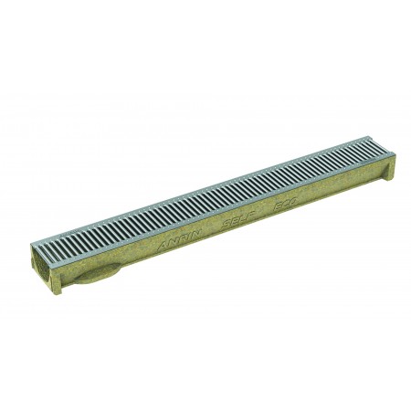 SELF ECO Канал, H=80 mm, L=1000 mm, решетка, A15, поц. ст., Heelguard SELF ECO Канал, H=80 mm, L=1000 mm, решетка, A15, поц. ст., Heelguard