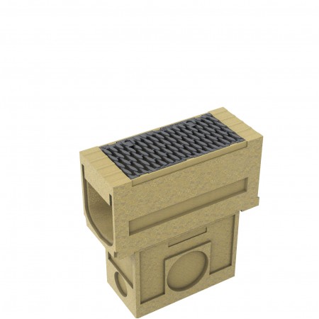 SolidBlock 200 Утайник, L=500 mm, F900, с чугунена решетка SolidBlock 200 Утайник, L=500 mm, F900, с чугунена решетка
