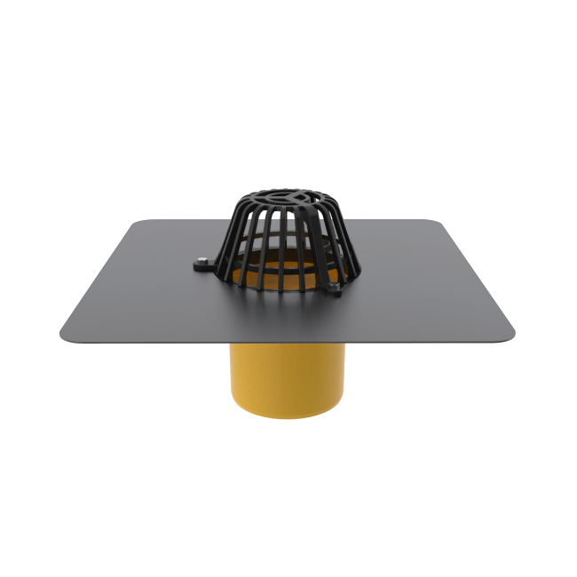 EcoDrain Tech PVC Воронка вертикална PU с интегрирана пола от PVC D 110 EcoDrain Tech PVC Воронка вертикална PU с интегрирана пола от PVC D 110