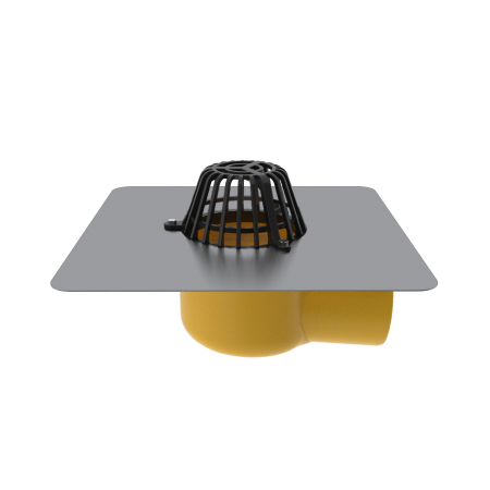EcoDrain Tech PVC Воронка за тераса хоризонтална PU с интегрирана пола от PVC D 50 EcoDrain Tech PVC Воронка за тераса хоризонтална PU с интегрирана пола от PVC D 50
