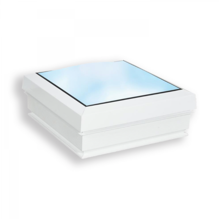 Покривно осветление Essertop FIX 80x80 opal, Ug=2,7W/m²K,Ur=2,3 W/m²K, база PVC h=30 cm Покривно осветление Essertop FIX 80x80 opal, Ug=2,7W/m²K,Ur=2,3 W/m²K, база PVC h=30 cm