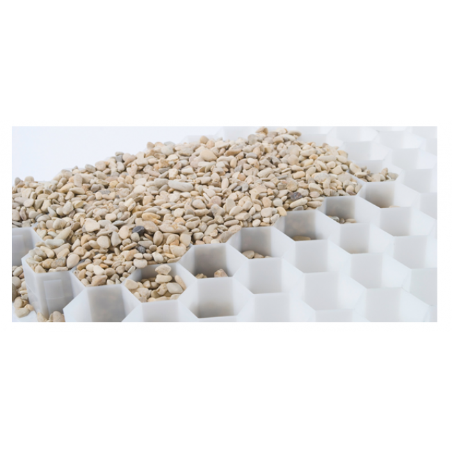 ECCOgravel 30 Double, бял цвят, размер 160x120x3см за чакълирани паркинги и алеи с автомобилен трафик (НОВ) ECCOgravel 30 Double, бял цвят, размер 160x120x3см за чакълирани паркинги и алеи с автомобилен трафик (НОВ)