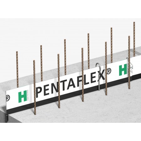 Pentaflex KB 167, уплътнител за работна фуга, метал с битумно покритие ширина 167mm