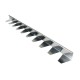 SteelStrip Garden, Г-образен поцинкован профил (1мм), размер 120x5x5см, с хоризонтални прорези SteelStrip Garden, Г-образен поцинкован профил (1мм), размер 120x5x5см, с хоризонтални прорези